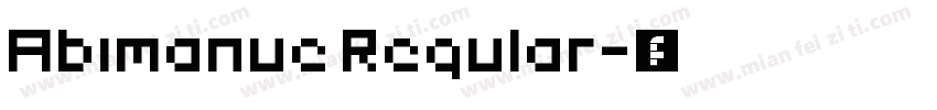 Abimanue Regular字体转换